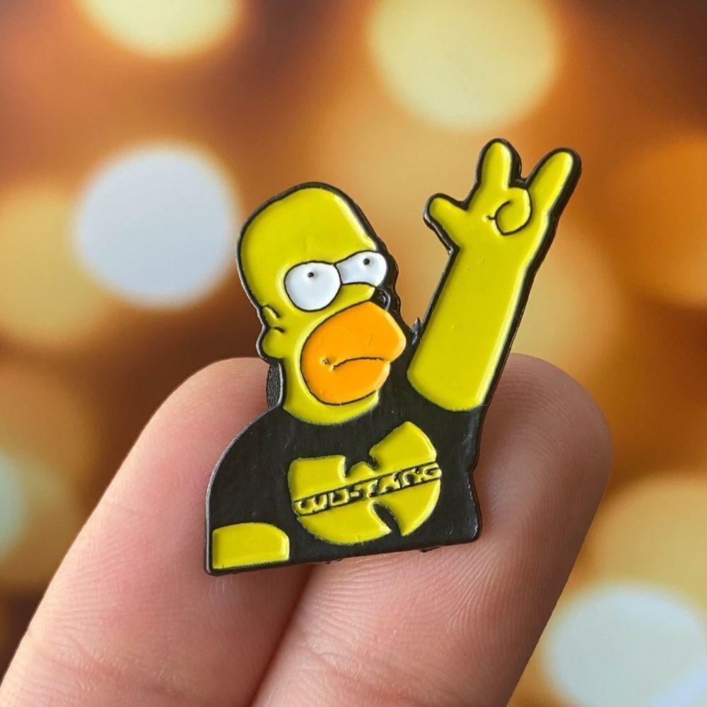Wu-Tang Homer Enamel Pin/ Brooch